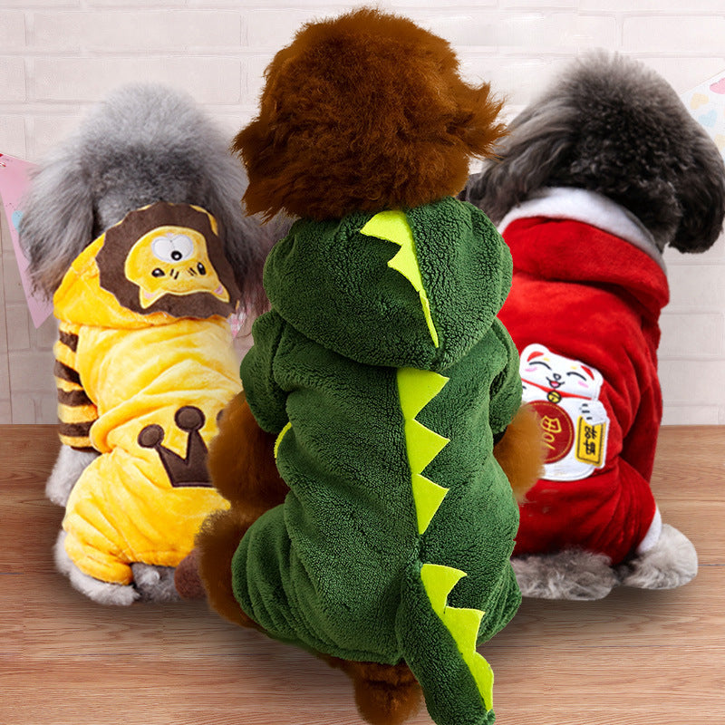 Autumn And Winter Dog Pet Costumes