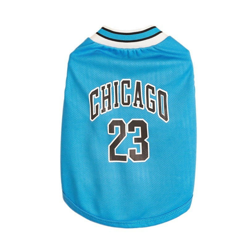 Chicago Basketball Pet Vest Clothes Dog