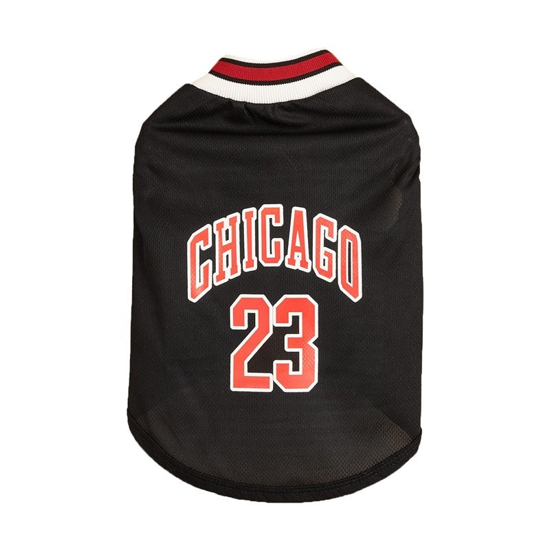 Chicago Basketball Pet Vest Clothes Dog