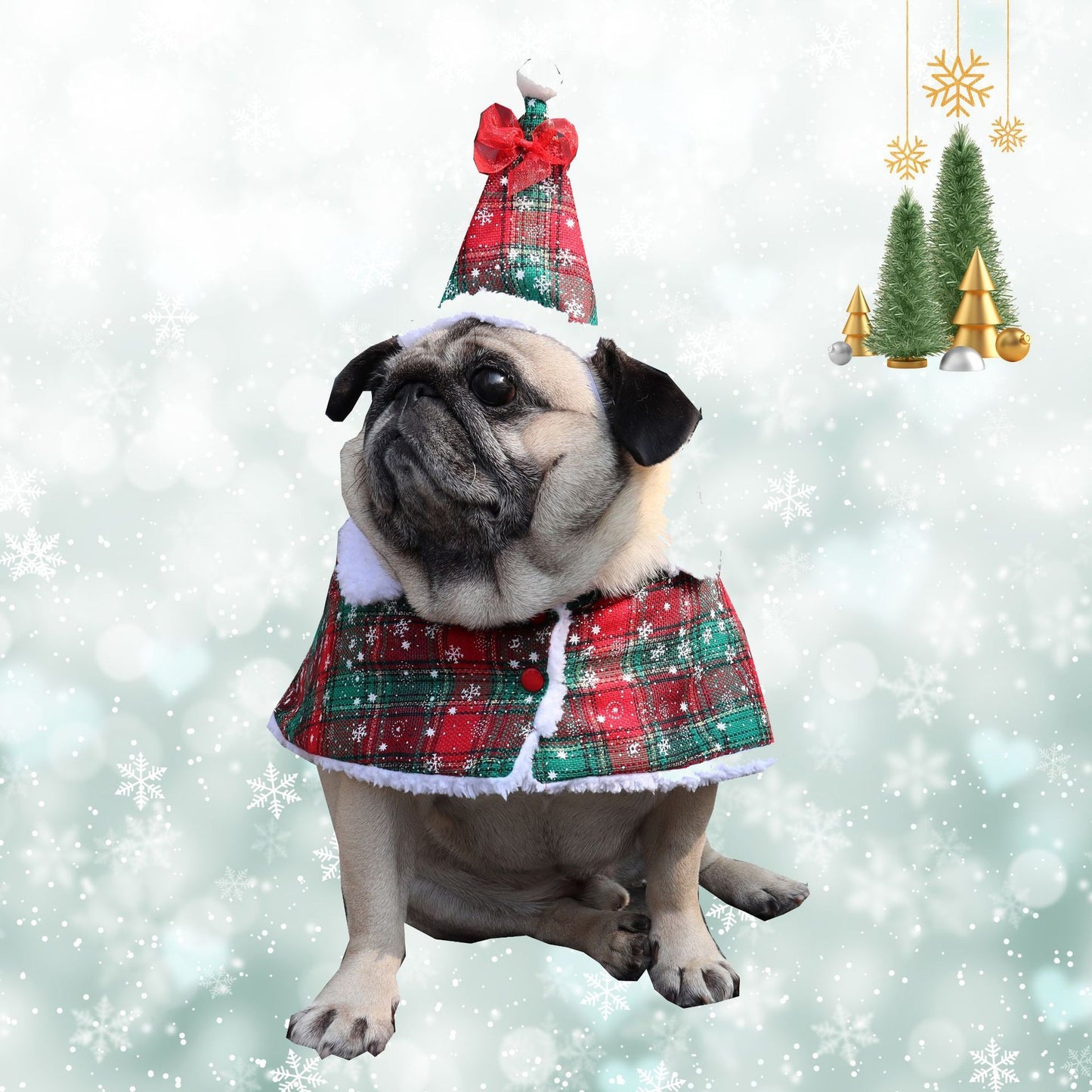 Christmas Print Pet Clothes Christmas