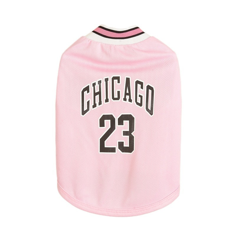 Chicago Basketball Pet Vest Clothes Dog